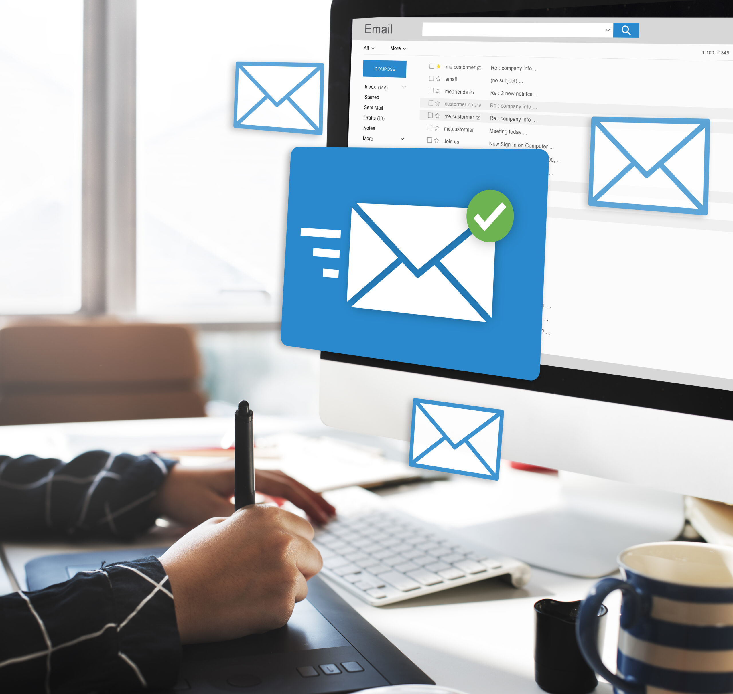 Instalación y configuración de correos corporativos